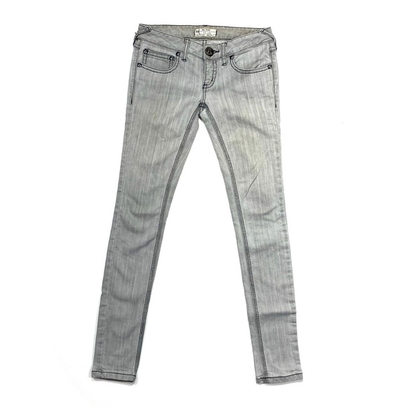 Free People Denim - Free People Gray Skinny Denim 25